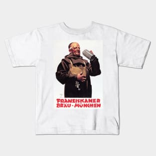 FRANZISKANER BRAU MUNCHEN German Vintage Beer Advertisement Kids T-Shirt